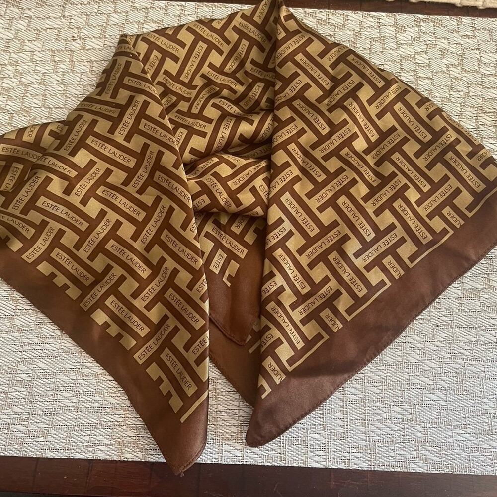 Vintage Estée Lauder silk scarve